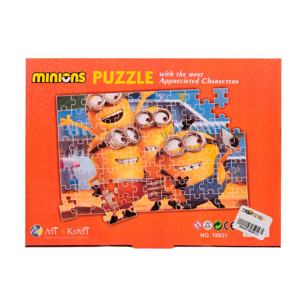 19931 MINIONS PUZZLE 104PC SET H.T (3  YEAR)