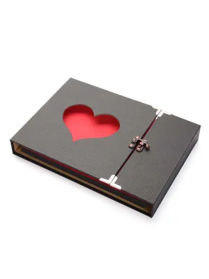 1pc Heart Hollow Design Photo Album