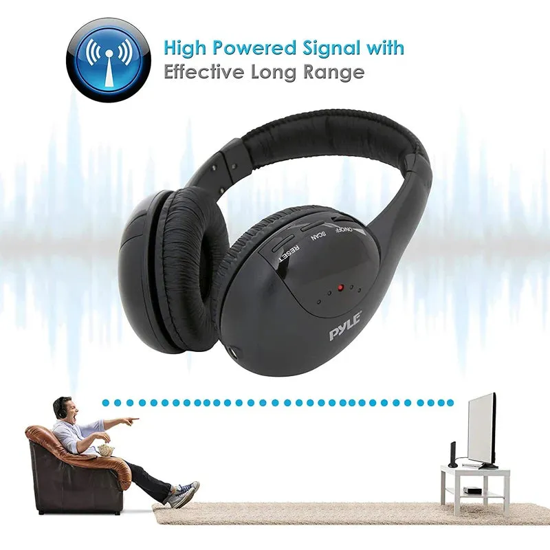 5-in-1 Wireless Headset for TV DVD PC