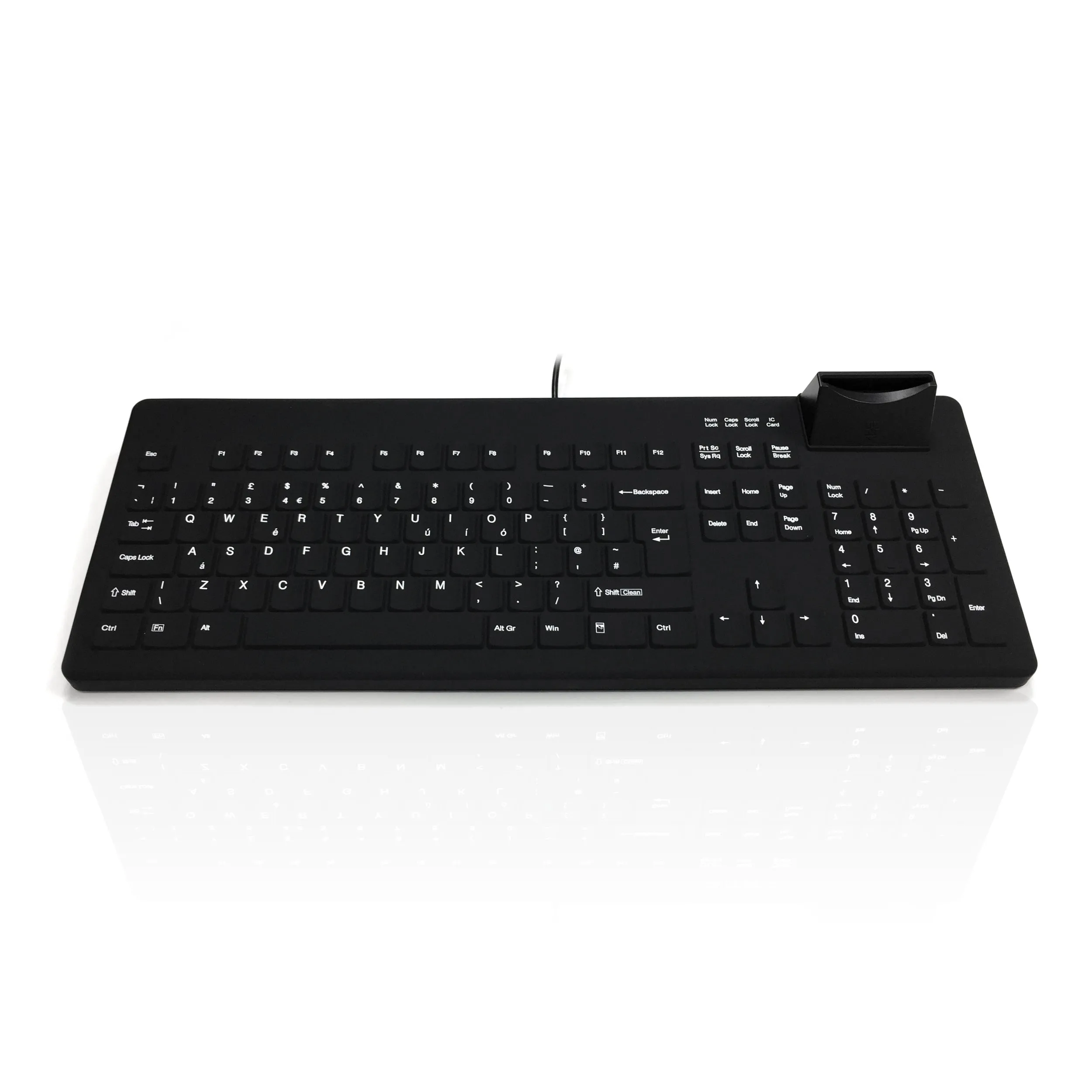 Accuratus KYB500-AC104SU Fully sealed keyboard with integrated GemCore smart card Reader