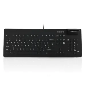 Accuratus KYB500-AC104SU Fully sealed keyboard with integrated GemCore smart card Reader