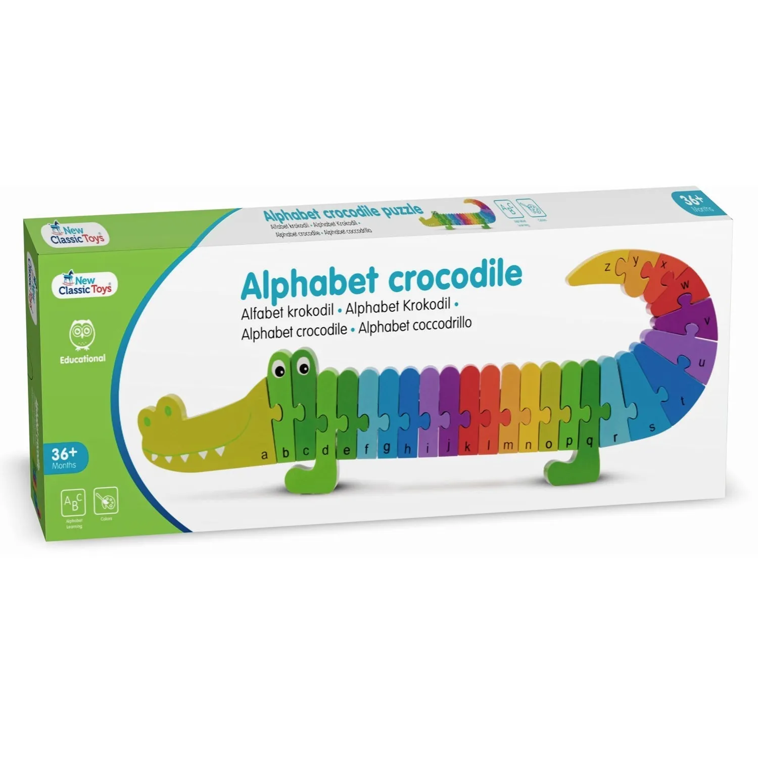 Alphabet Puzzle Crocodile - Damaged Box