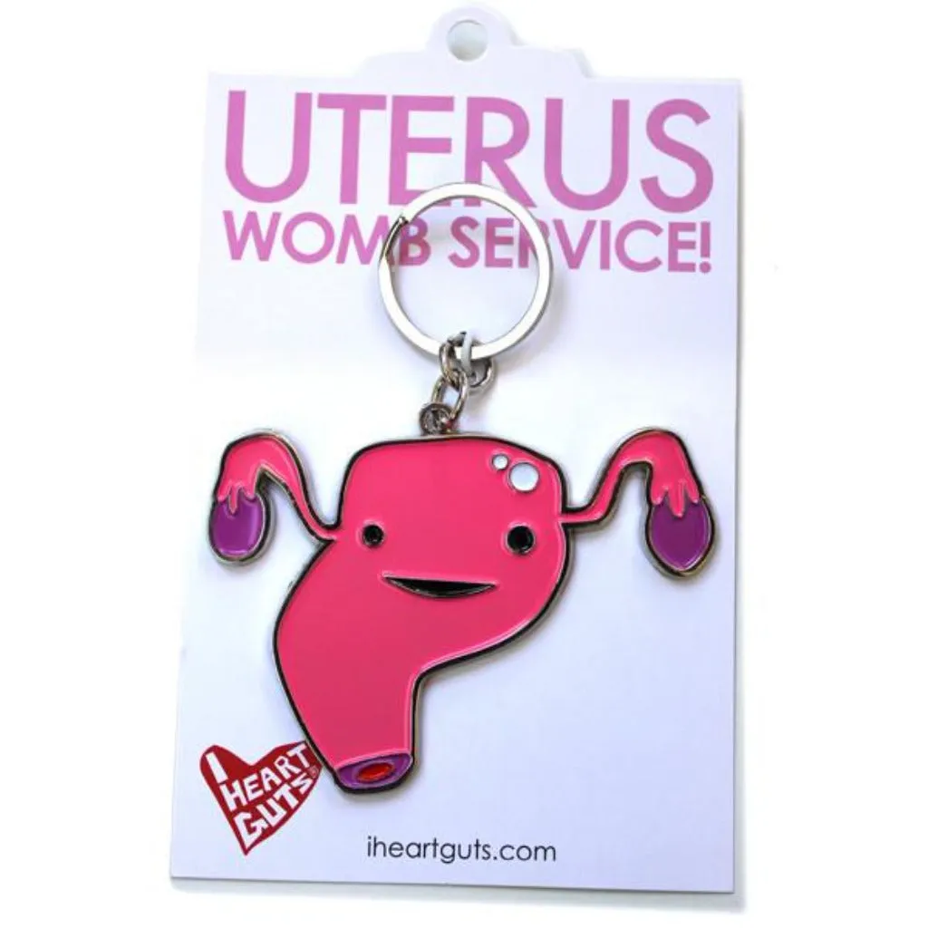 Anatomical Uterus Keychain