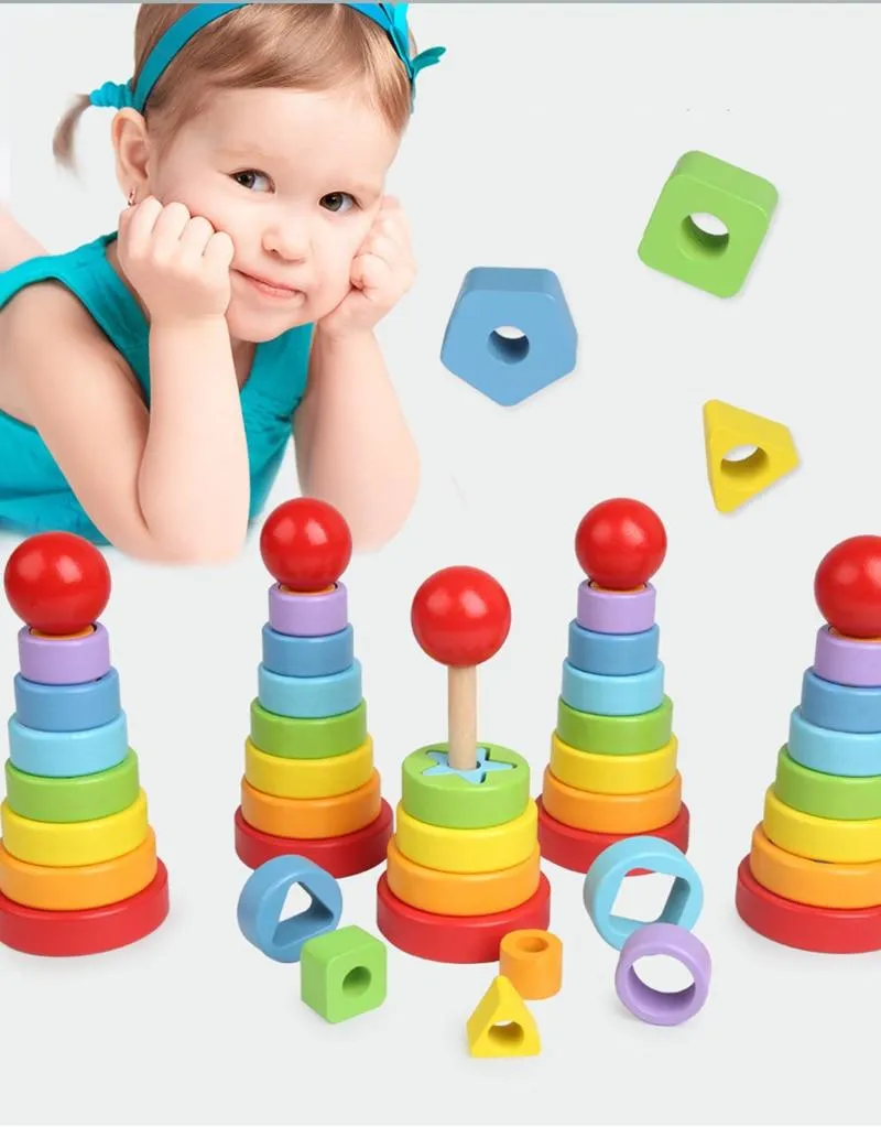 Baby Educational Toys Wooden Toys Montessori Early Learning Baby Birthday Christmas New Year Gift Toys for Children Kids