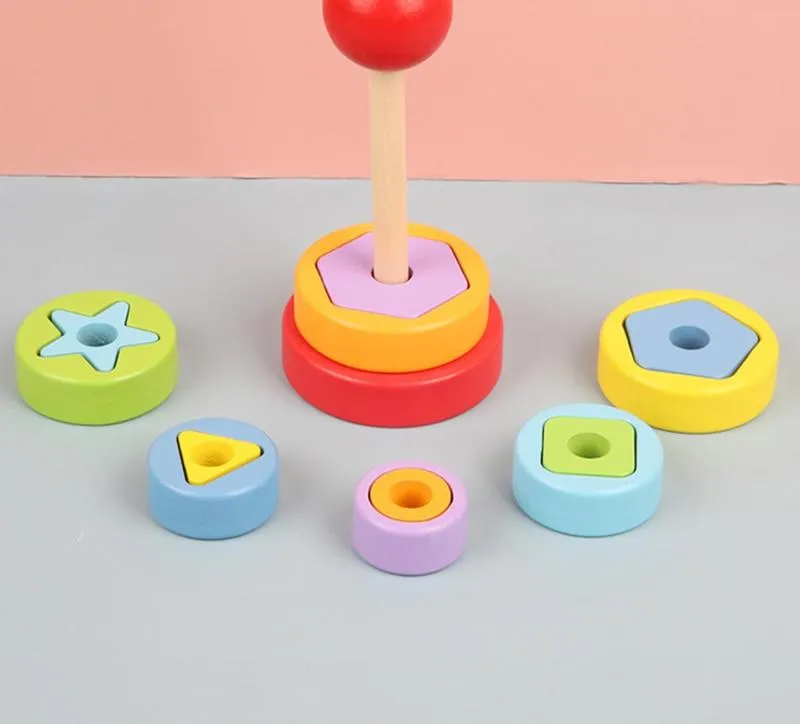 Baby Educational Toys Wooden Toys Montessori Early Learning Baby Birthday Christmas New Year Gift Toys for Children Kids