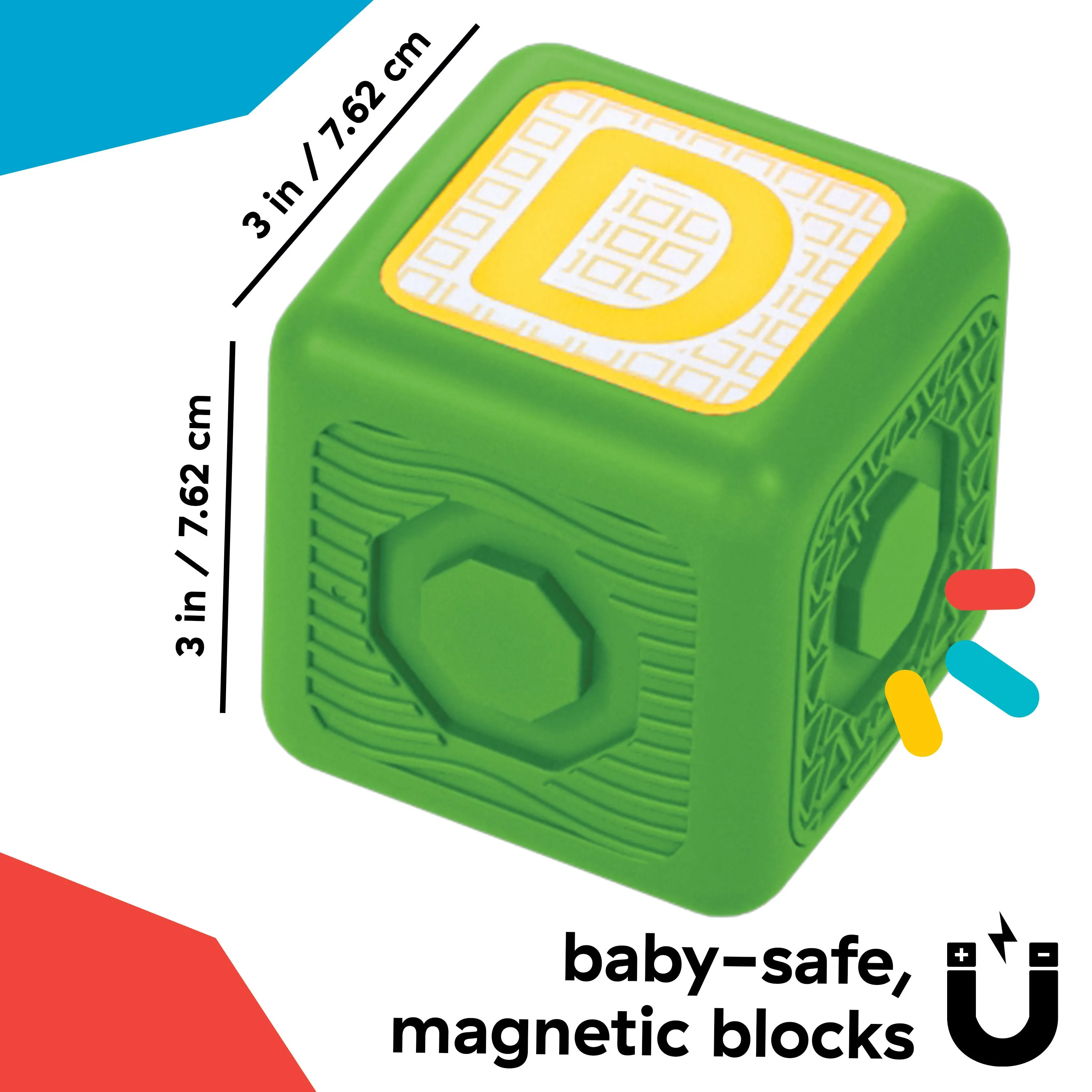 Baby Einstein Connectables 15-Piece Bridge & Learn Magnetic Activity Blocks