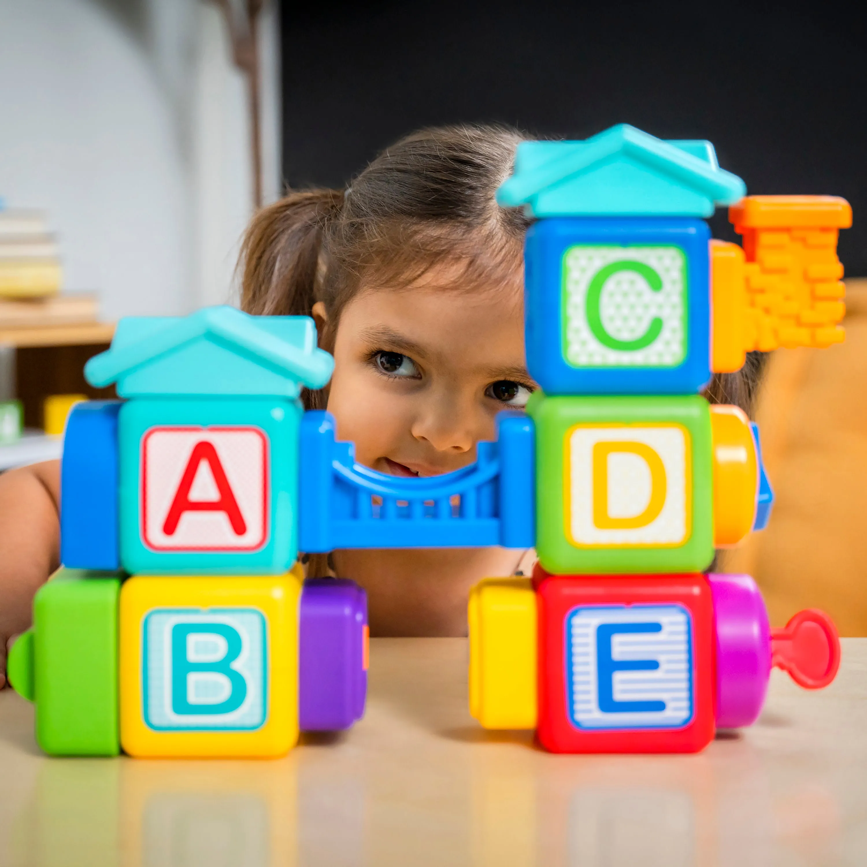 Baby Einstein Connectables 15-Piece Bridge & Learn Magnetic Activity Blocks