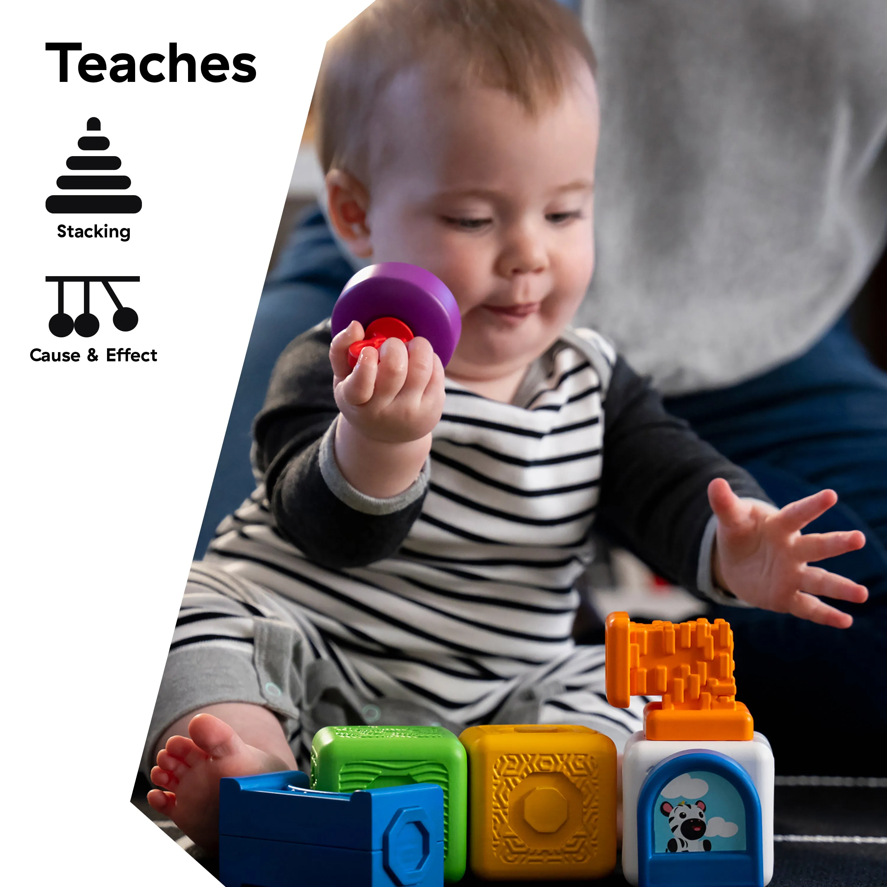 Baby Einstein Connectables 15-Piece Bridge & Learn Magnetic Activity Blocks