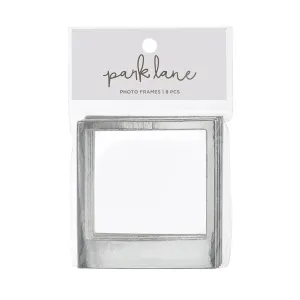 Cardstock Frames Silver Foil, 8pc