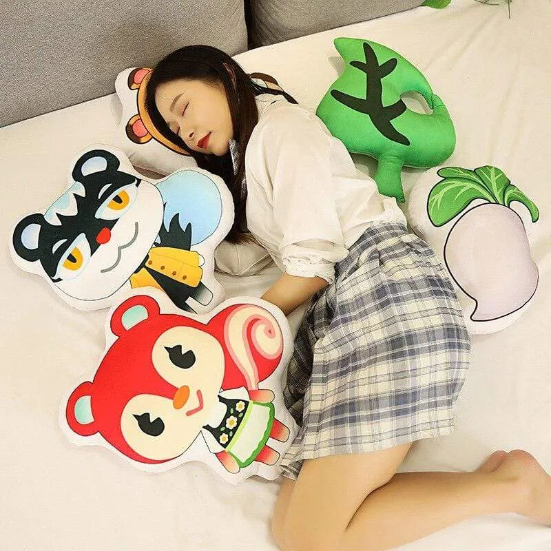 Cartoon Crossing Toys Plush Pillow Animal Crossing Cosplay Kawaii Soft Raccoon Blinder Cute Raccoon For Children Kids Toys Gift