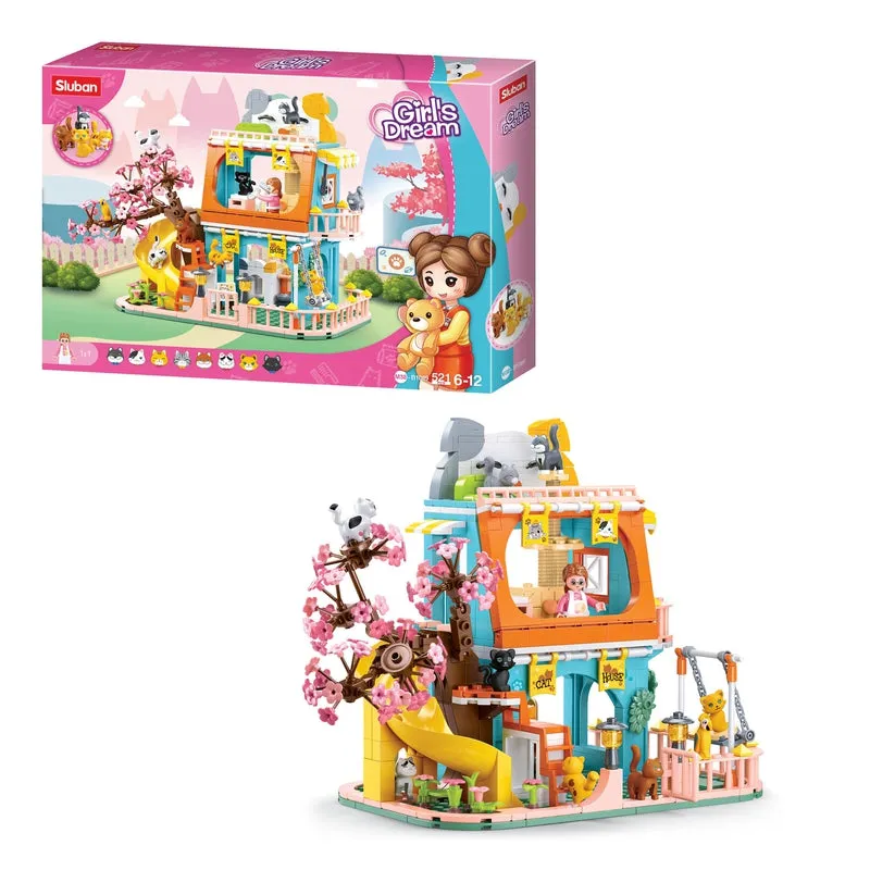 Cat House Building Blocks Kit (521)