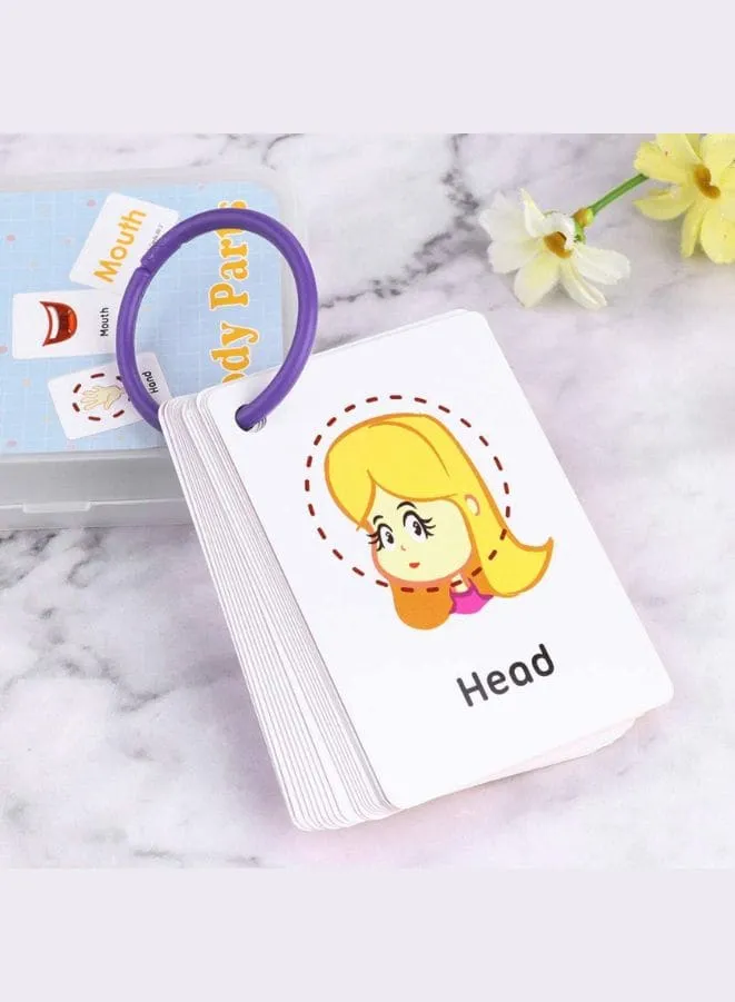 Children Learning Cards: Educational Flashcards for kids, Body Parts