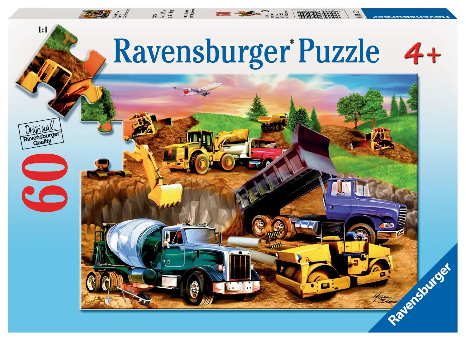 Construction Crowd 60 pc Puzzle