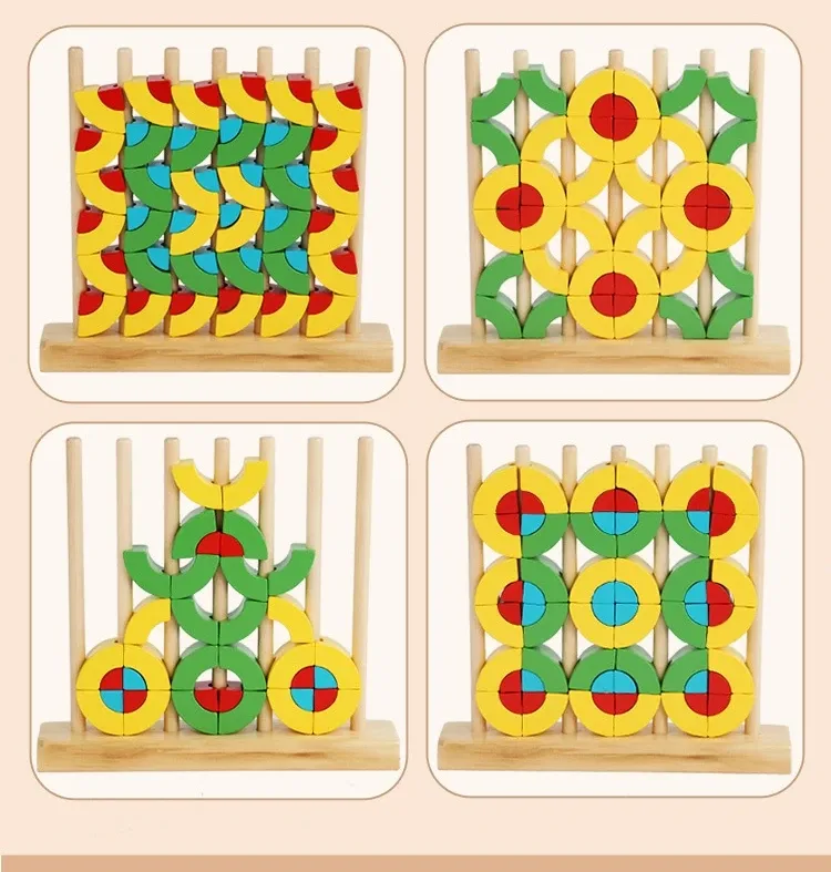 Creative Rainbow Blocks Puzzle