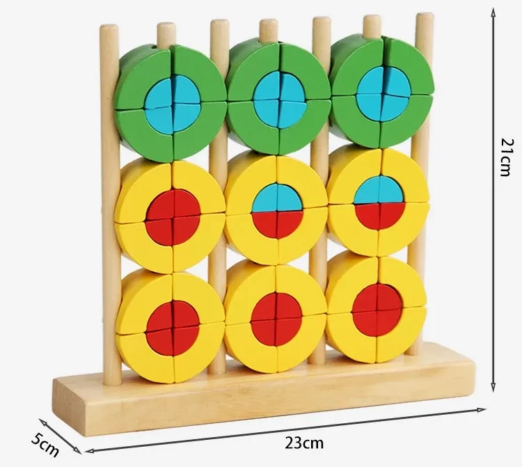 Creative Rainbow Blocks Puzzle