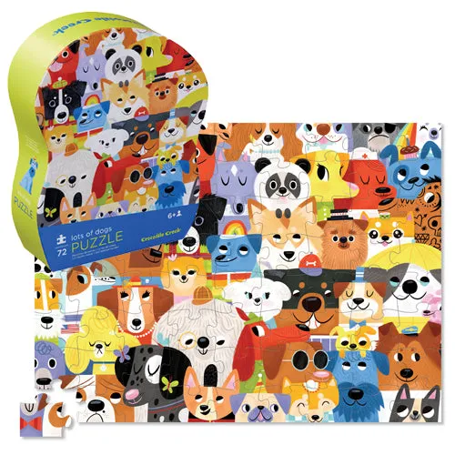 Crocodile Creek: 72pc Puzzle Lots of Dogs