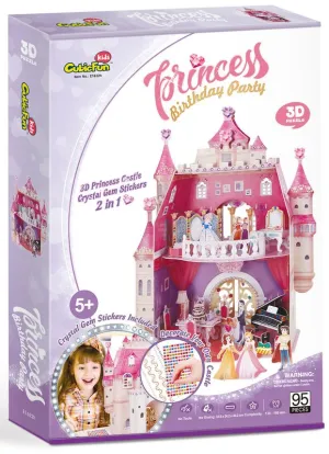 Cubic Fun 3D Puzzle Princess Birthday Party Castle