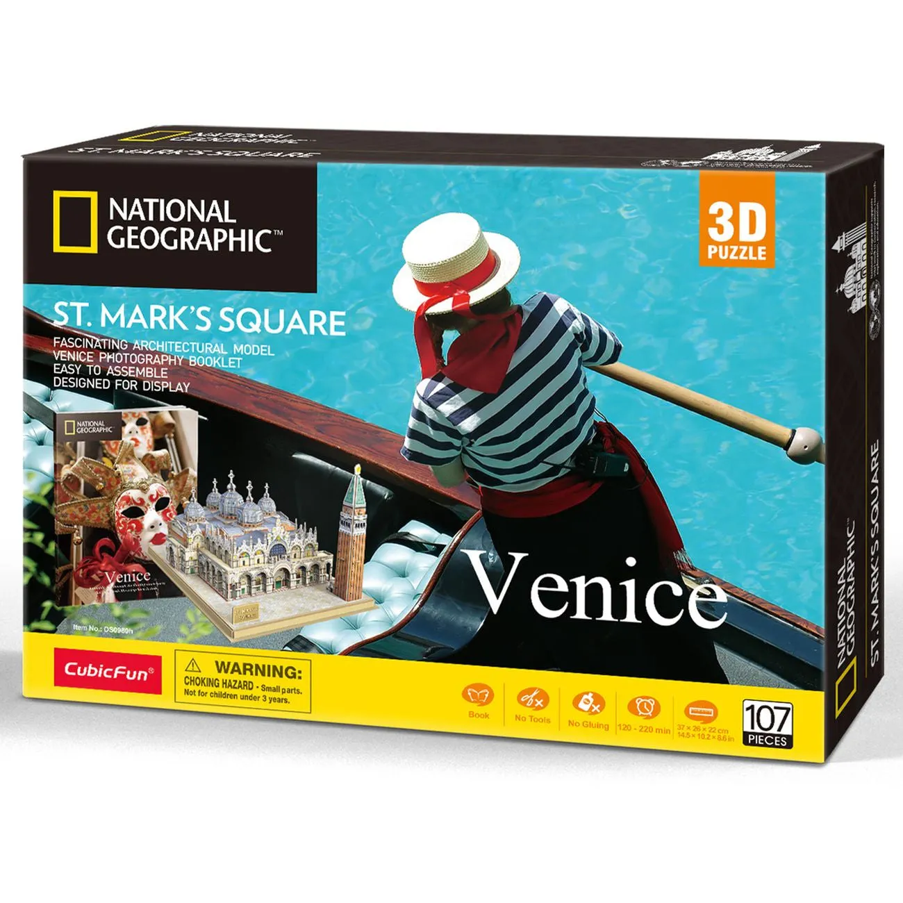 Cubic Fun National Geographic 3D Puzzle St Marks Square Venice