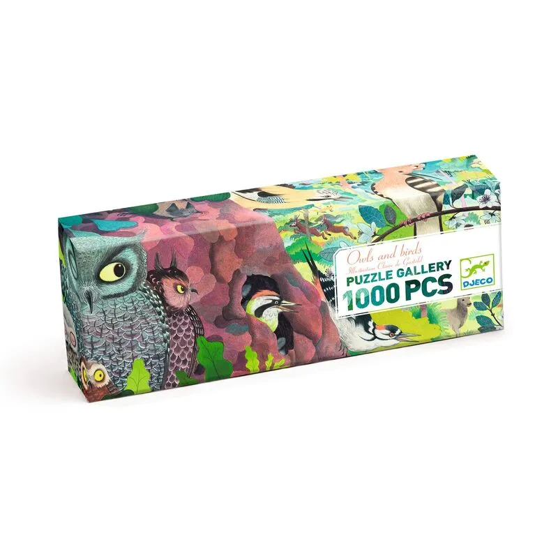 Djeco Owls & Birds 1000pc Gallery Puzzle