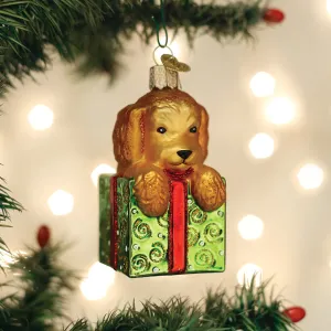 Doodle Puppy Surprise Ornament