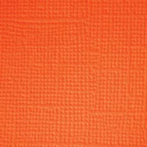 Doodlebug Textured Cardstock 12"X12" - Pumpkin