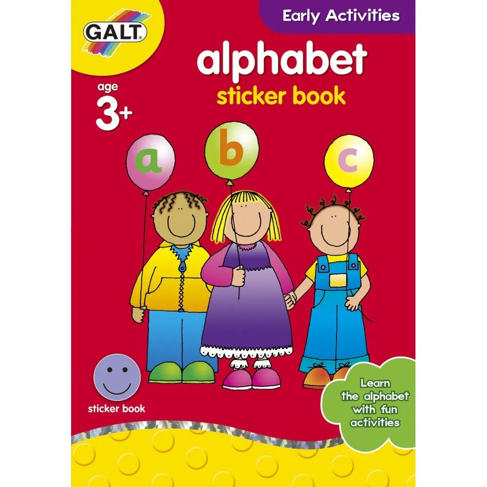 Galt Alphabet Sticker Book