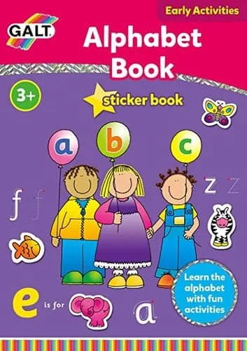 Galt Alphabet Sticker Book