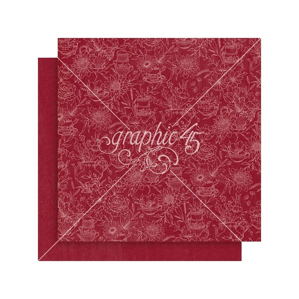 Graphic 45 Collection Pack 12"x 12" Patterns & Solids - Season To Celebrate