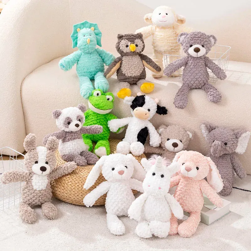 High Quality Soft Long Legs Bunny, Bear, Dog, Elephant, Unicorn - Cute Stuffed Cartoon Animals for Kids