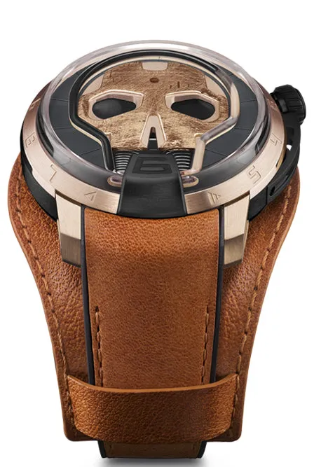 HT Watches SKULL 48.8 Black DLC Pink Gold