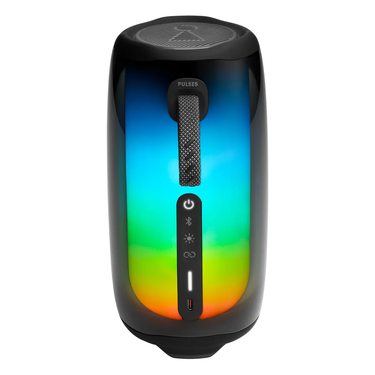 JBL Pulse 5 Portable Bluetooth Speaker with 360-Degree Light Show (Black)