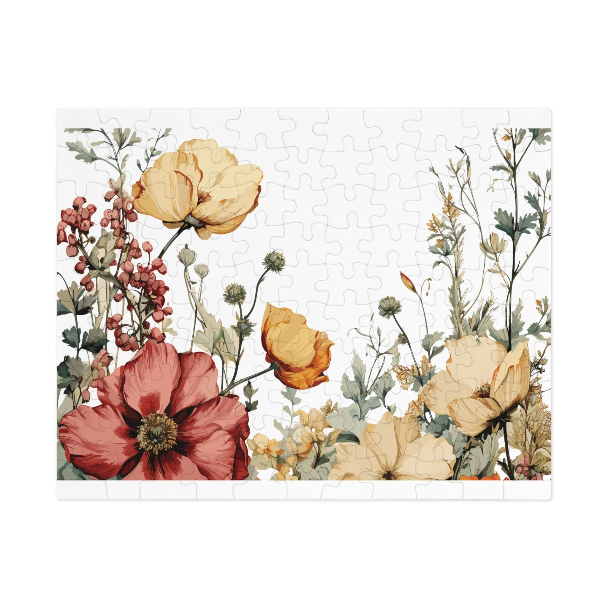 Jigsaw Puzzle, Floral, Personalised/Non-Personalised (30, 110, 252, 500,1000-Piece)