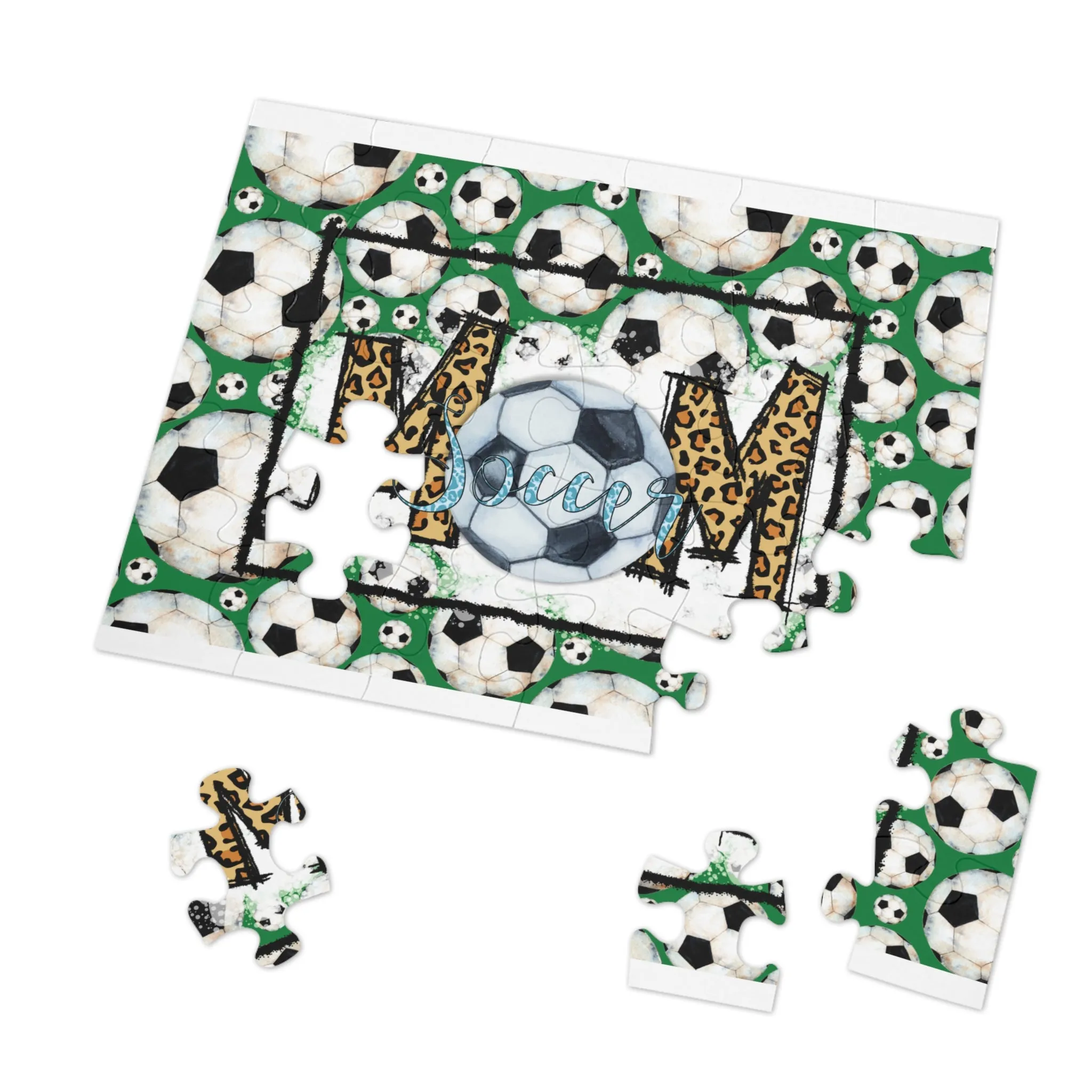 Jigsaw Puzzle, Soccer, Mom, Personalised/Non-Personalised (30, 110, 252, 500,1000-Piece)