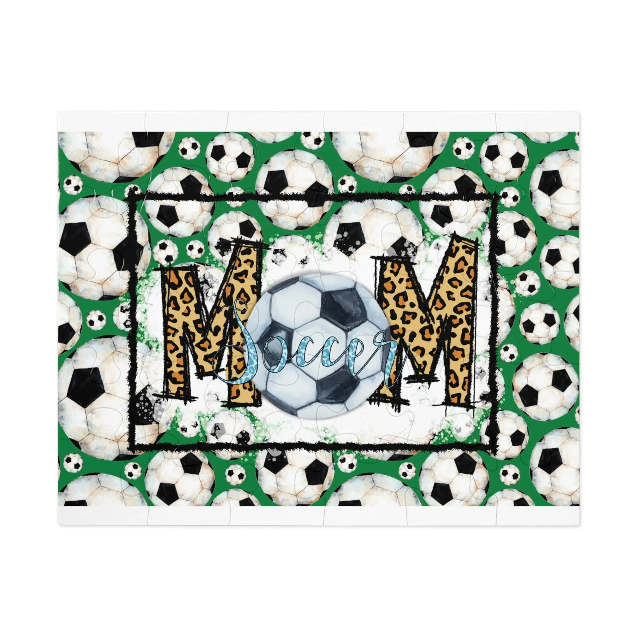 Jigsaw Puzzle, Soccer, Mom, Personalised/Non-Personalised (30, 110, 252, 500,1000-Piece)