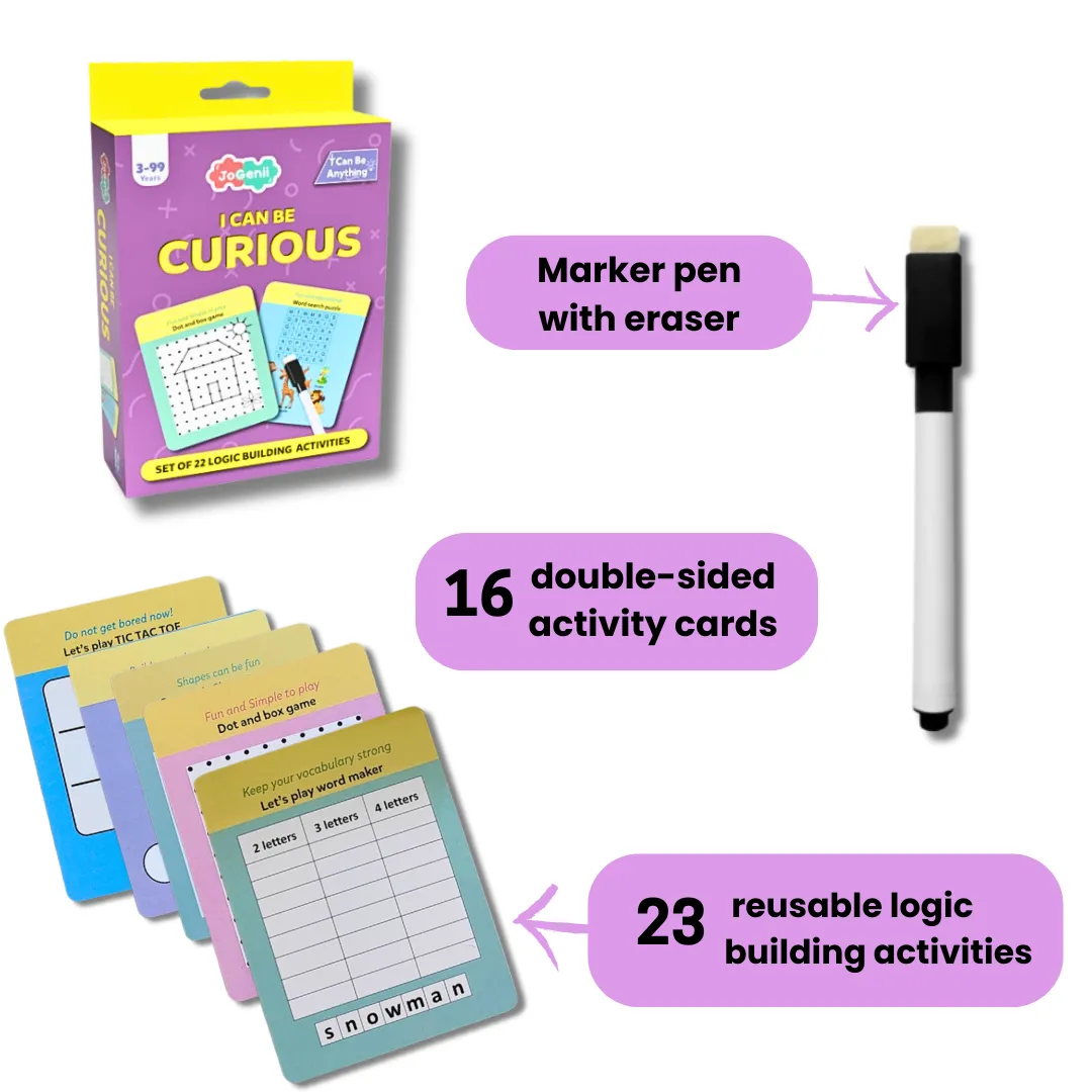 JoGenii I Can Be Curious- JoGenii's Mini DIY Kit | Return Gift ( Pack of 5)