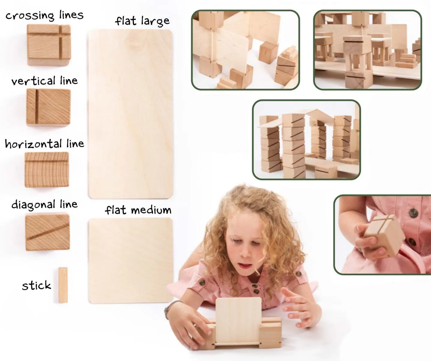 Just Blocks Smart Lines Small Pack 100