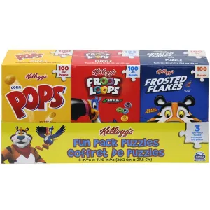 Kellogg's Fun Pack Puzzles (3 Puzzles)