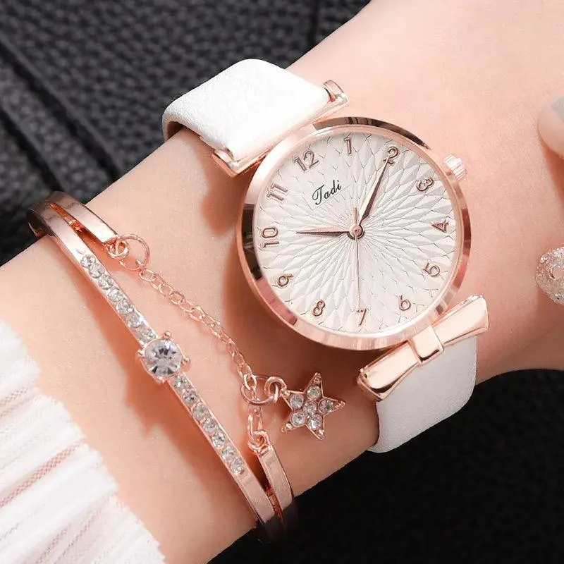 Luxury Quartz Bracelet Watch Set: Stylish Timepieces for Women - Elegant & Functional - Buy Now!