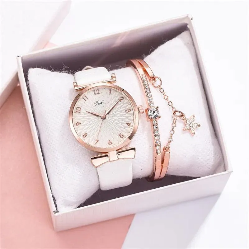 Luxury Quartz Bracelet Watch Set: Stylish Timepieces for Women - Elegant & Functional - Buy Now!