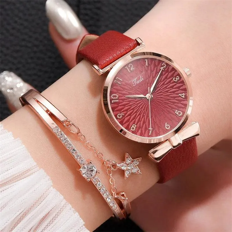 Luxury Quartz Bracelet Watch Set: Stylish Timepieces for Women - Elegant & Functional - Buy Now!