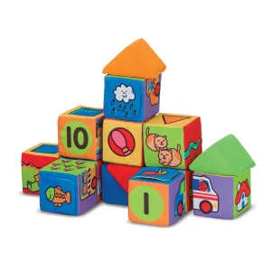 Melissa & Doug Match and Build Soft Blocks