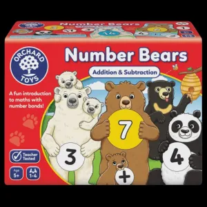 Number Bears Numeracy Game by Orchard Toys