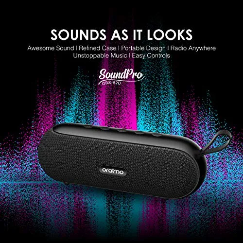 oraimo SoundPro Portable 10W Wireless Bluetooth Speaker Muti-Modle Music Play Support