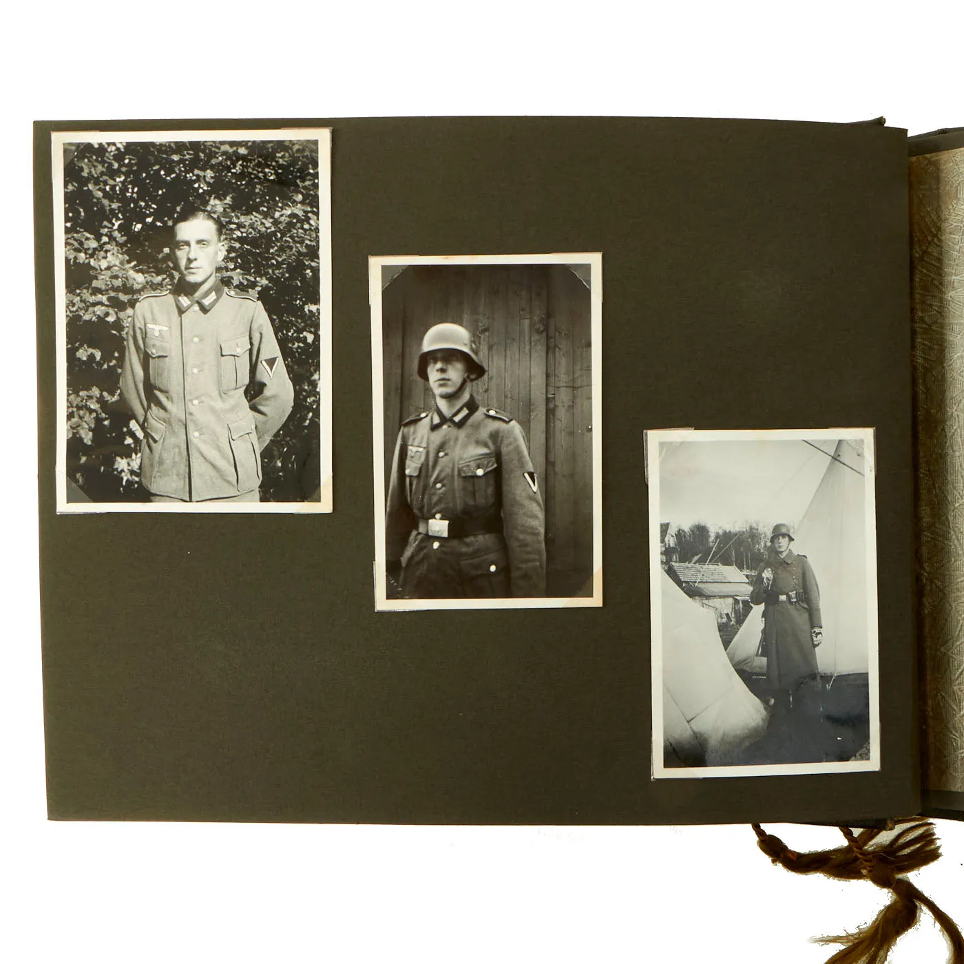 Original German WWII Heer Army “In Memory of My Service” Personal Photo Album - 91 Photos