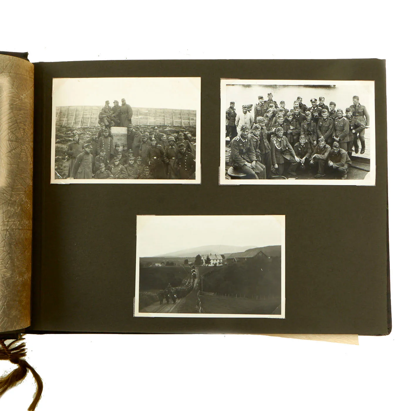 Original German WWII Heer Army “In Memory of My Service” Personal Photo Album - 91 Photos