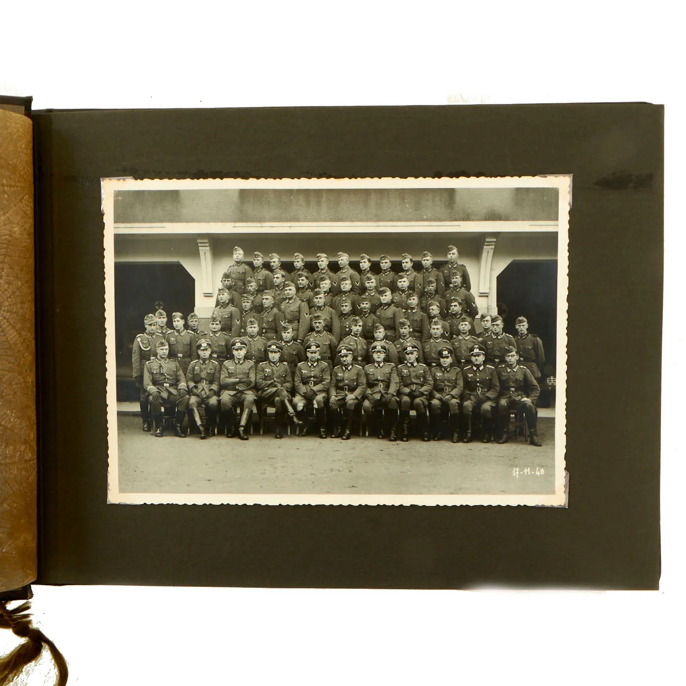 Original German WWII Heer Army “In Memory of My Service” Personal Photo Album - 91 Photos