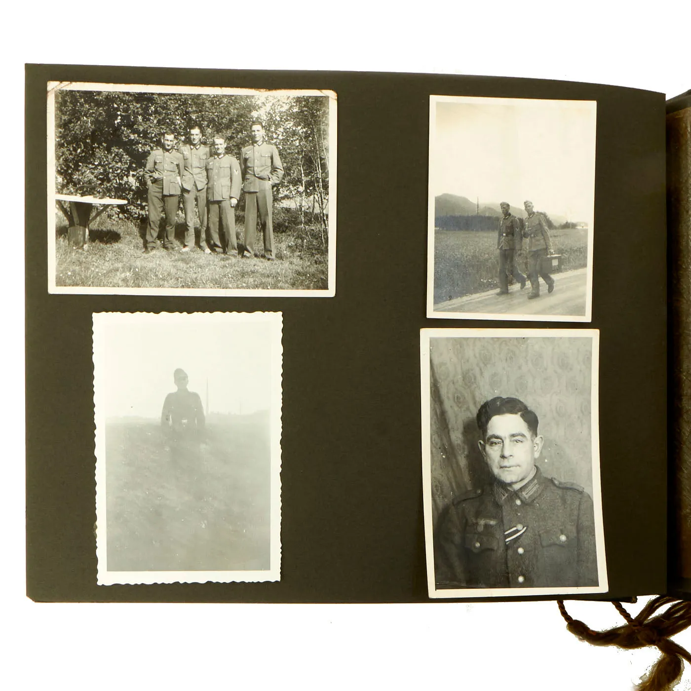 Original German WWII Heer Army “In Memory of My Service” Personal Photo Album - 91 Photos