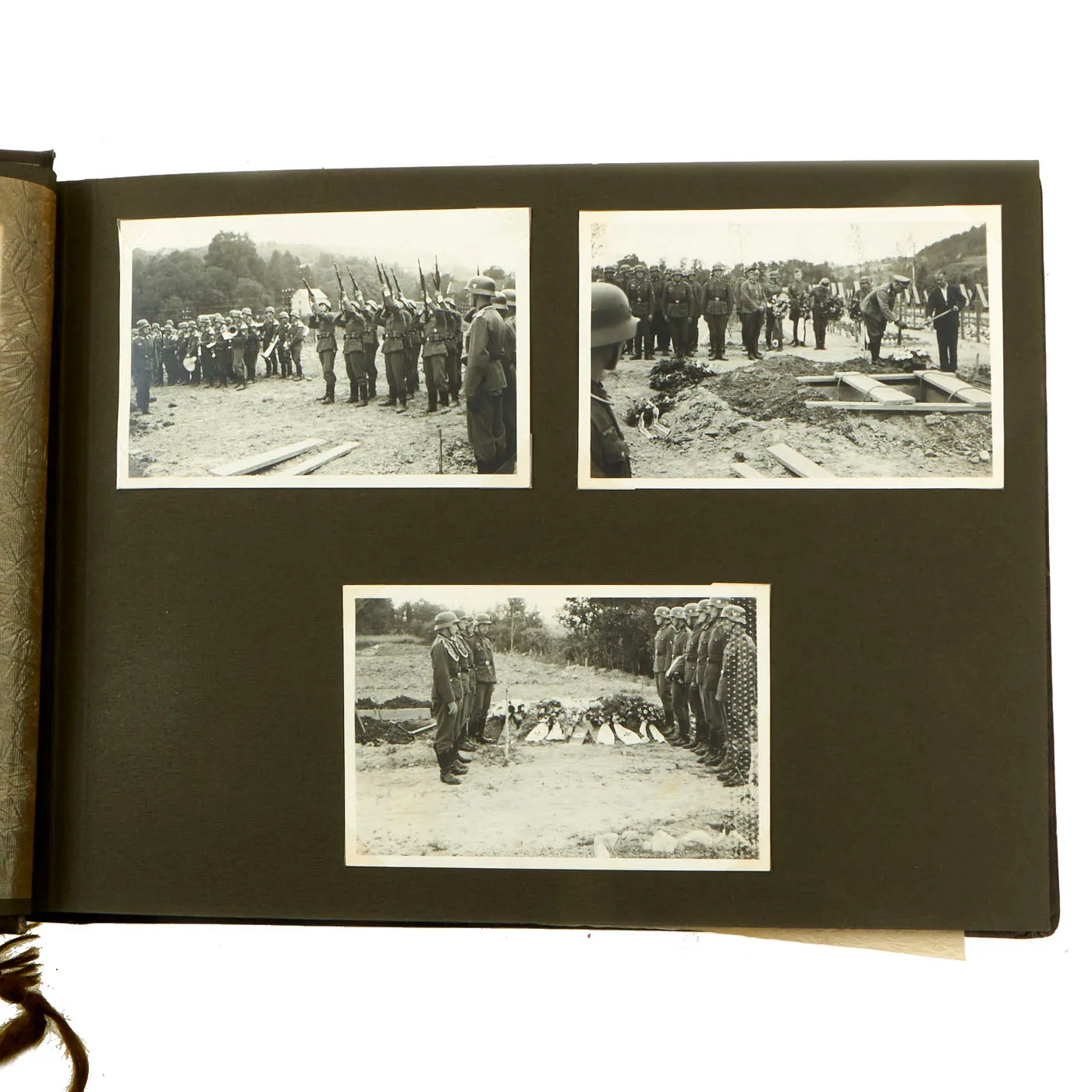 Original German WWII Heer Army “In Memory of My Service” Personal Photo Album - 91 Photos