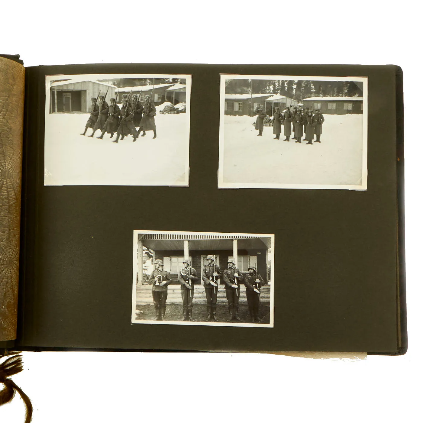 Original German WWII Heer Army “In Memory of My Service” Personal Photo Album - 91 Photos