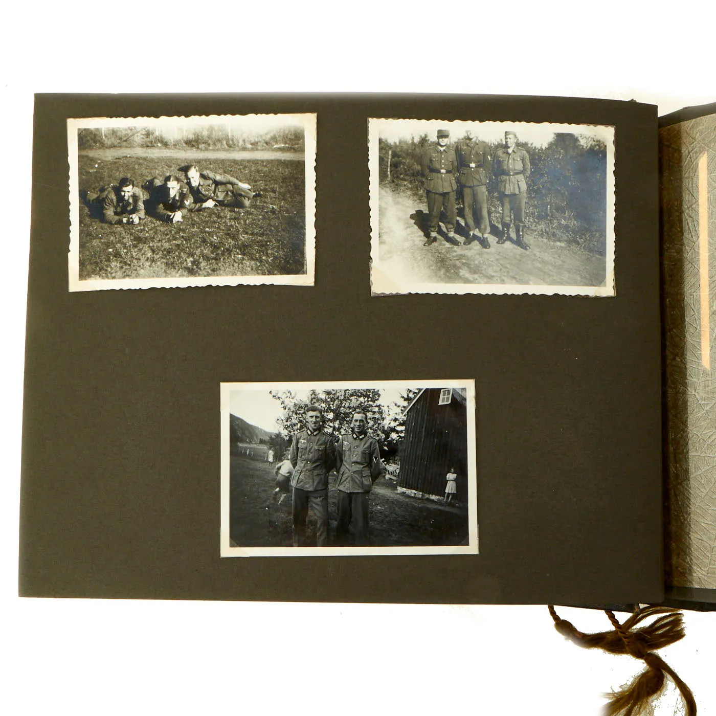 Original German WWII Heer Army “In Memory of My Service” Personal Photo Album - 91 Photos